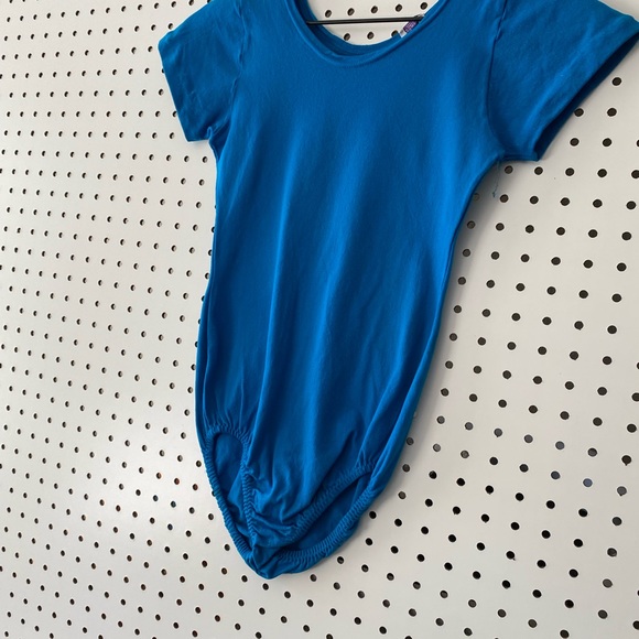 Vintage Danskin Jazzercise Blue Leotard - Picture 4 of 10